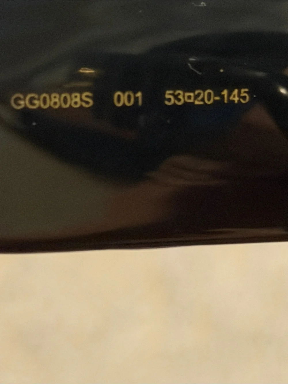 Gucci Women’s Black Oversized Sunglasses in Velvet Cases GG808S 001